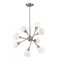 Z-Lite Tian 8 Light Pendant, Brushed Nickel & Matte Opal 616-8C-BN-LED - alternate 2